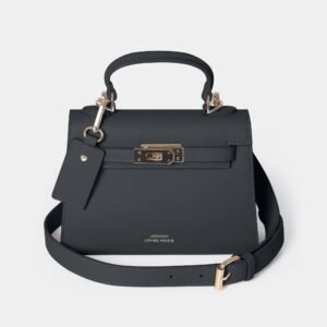 Willow Top Handle Tote Bag Black