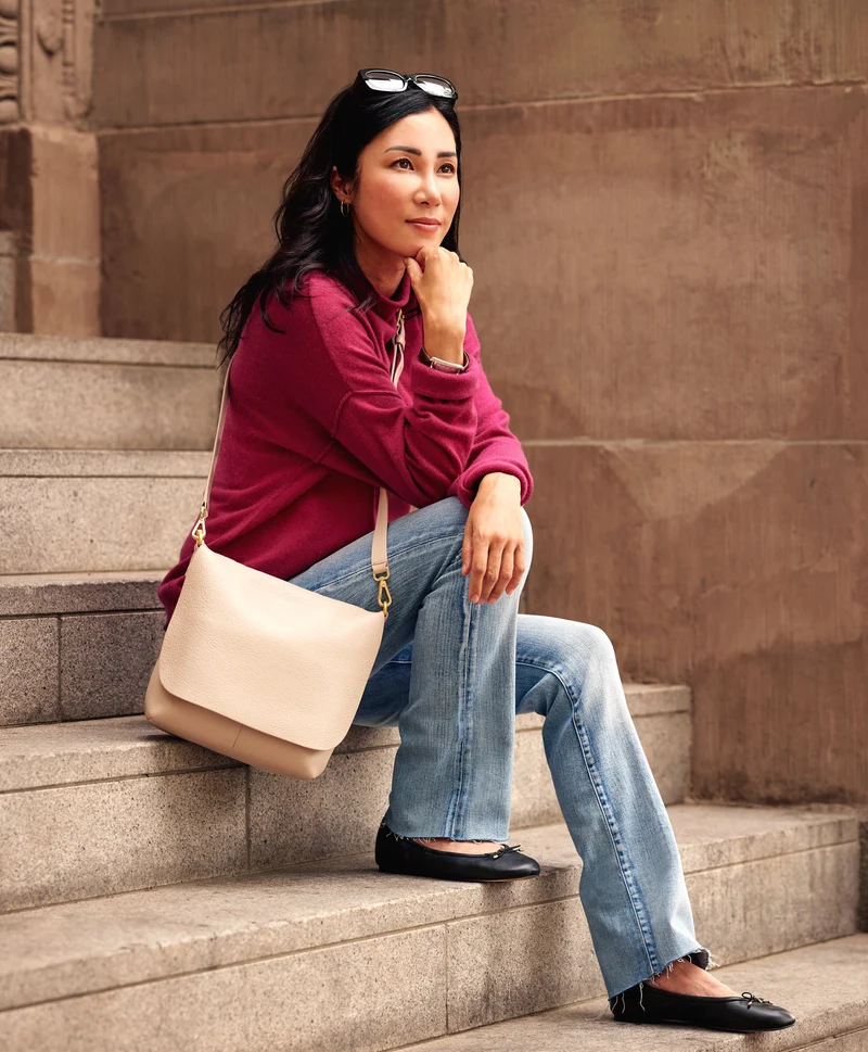 Pebbled Leather Everyday Crossbody Bag - Image 6